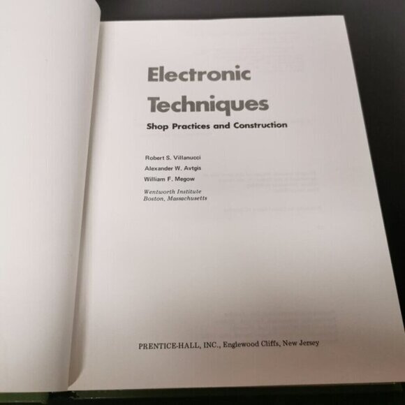 1974 Electronic Techniques Shop Practices and Construction Book Vintage Textbook - Picture 5 of 11